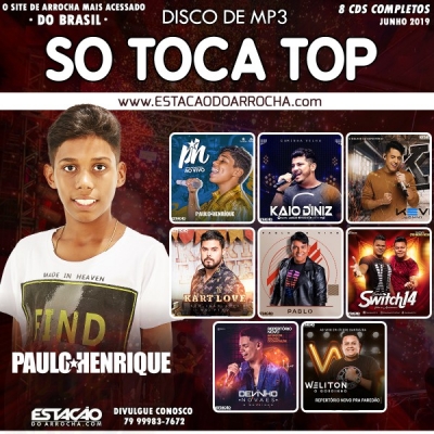 Disco de Mp3 - So Toca Top - Junho 2019